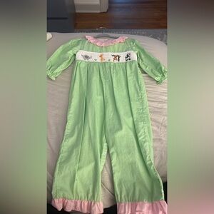 Precious animal long romper